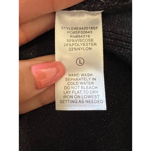 EVOLUTION BY CYRUS Women's Knit Pullover Sweater Size‎ Large - Picture 9 of 10